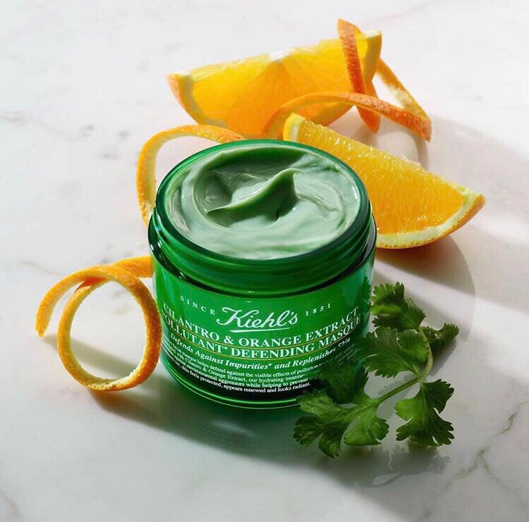 Kiehl's,Cilantro & Orange Extract Pollutant Defending masque 14 ml.,Cilantro & Orange Extract Pollutant Defending masque,Cilantro & Orange Extract Pollutant Defending masque รีวิว,Cilantro & Orange Extract Pollutant Defending masque ราคา