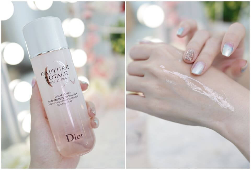 Dior Capture Totale Cell Energy High-Performance Treatment Serum Lotion 50 ml  ทรีตเม้นต์เซรั่มโลชั่นเข้มข้นช่วยลดเลือนริ้วรอยที่เพิ่มความชุ่มชื้นให้ผิวนุ่มเนียน คงระดับสมดุลของผิวในทุกวัน ด้วยวิตามินอมิโนเอซิด และเลคซิติน 